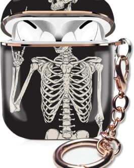Skull Human Skeleton Shockproof Hard Case Ear Bud Cover