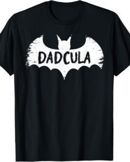 Papa Dadcula Dad Vampire Daddy Funny Halloween Father T-Shirt