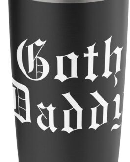 Goth daddy Goth dad emo Punk cool father’s Day Stainless Steel Insulated Tumbler