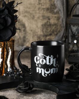 LemonRoad Mother’s Day Gothic Mom Gift Coffee Mug Witchy Goth Ceramic Coffee Cup Funny Mom Mug Goth Lovers Witchy Spooky Gifts for Women Mommy Birthday Gift
