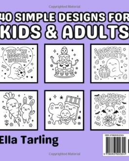 Spooky Easter – A Cute & Creepy Coloring Book, Easy Coloring Pages for Relaxation & Creativity