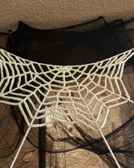 Spiderweb Home Decor | Witchy Aesthetic | Spider Web Crochet
